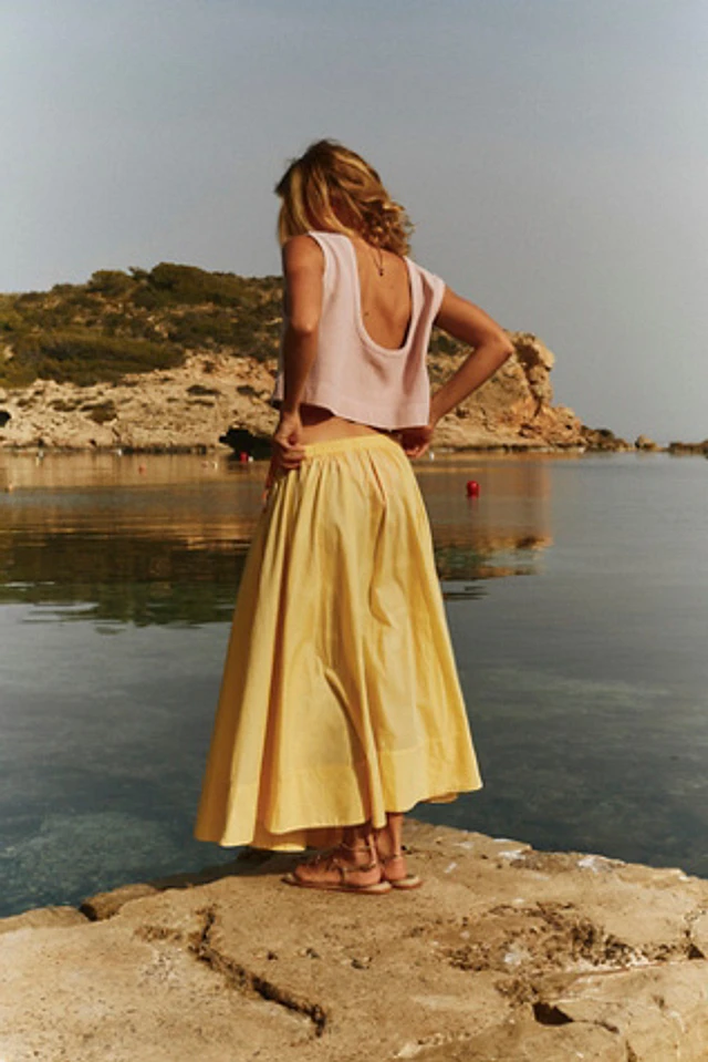 Free People ★ free-est ★ Lowen Striped Midi Skirt Lowen Striped Midi Skirt | Free People