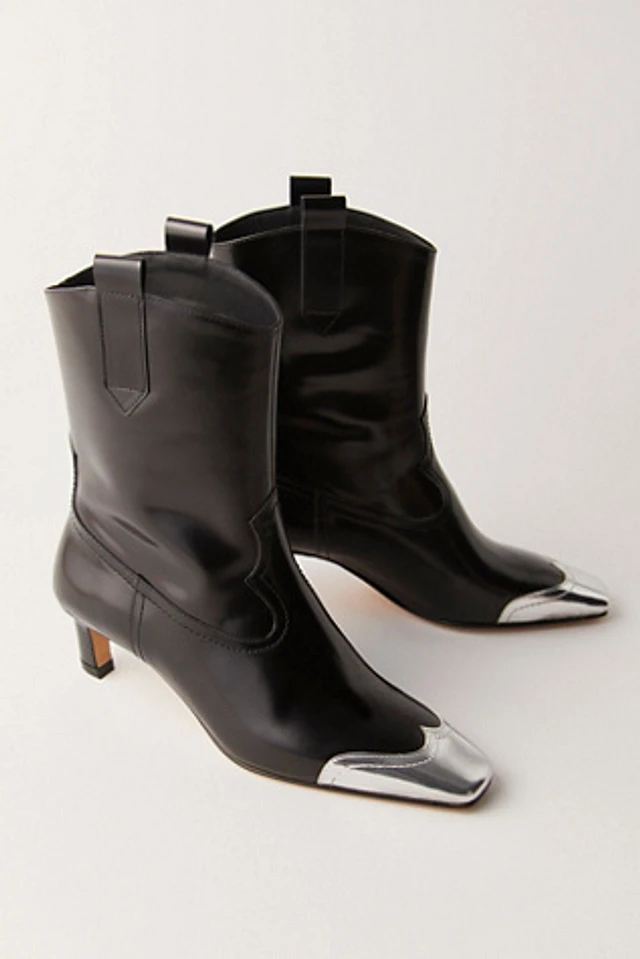 ALOHAS South Shimmer ブーツ South Shimmer SIlver Leather Ankle Boots – Uncommon Ground