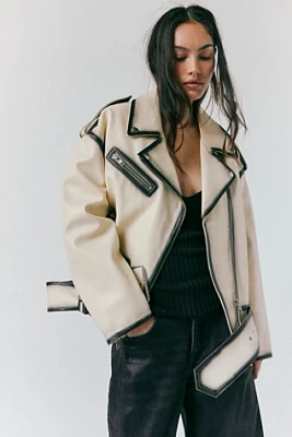 Stand Studio Irene Washed Leather Jacket | Pacific City Stand Studio Irene Washed Leather Jacket | Pacific City