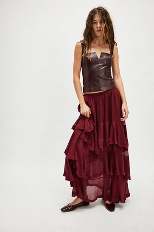 Free People ★ Rough Riding Maxi Skirt Free People Rough Riding Maxi Skirt at MarketFair Shoppes in