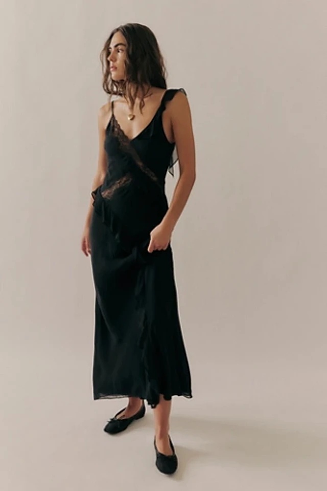 【関税込み】BEC + BRIDGE ブルー Twiggy マキシドレス Bec + Bridge Twiggy Frill Maxi Dress | David Jones