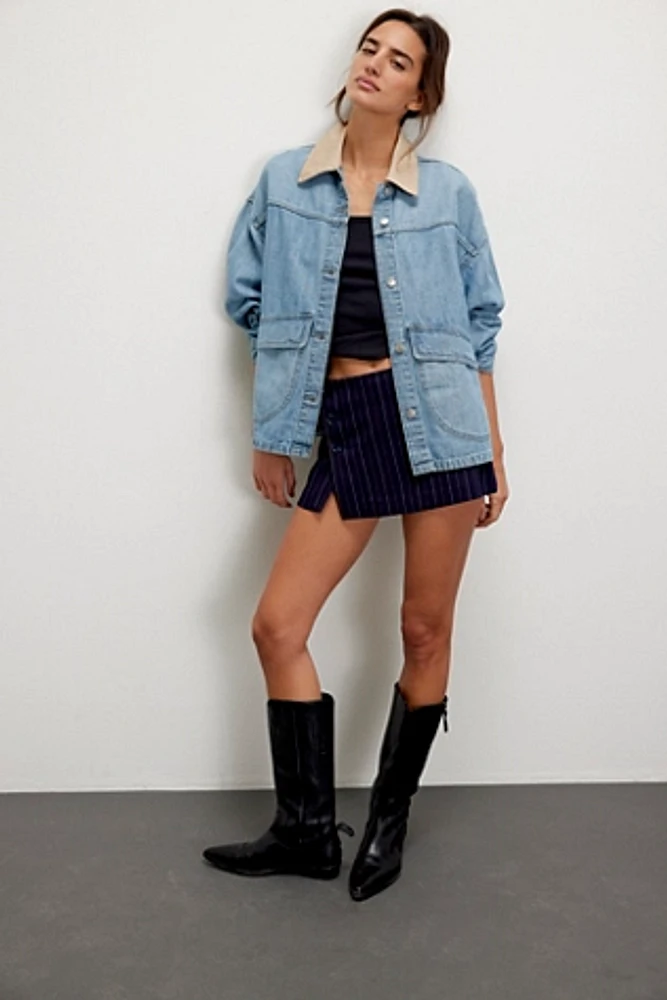 We The Free Lemon Denim Jacket at MarketFair Shoppes in Princeton, NJ