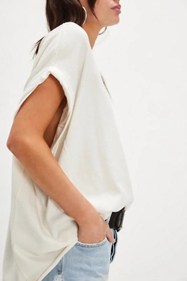(取寄) フリーピープル レディース シルヴィー ティー Free People women Sylvie Tee Ivory 763A2786.jpg?crop=center&