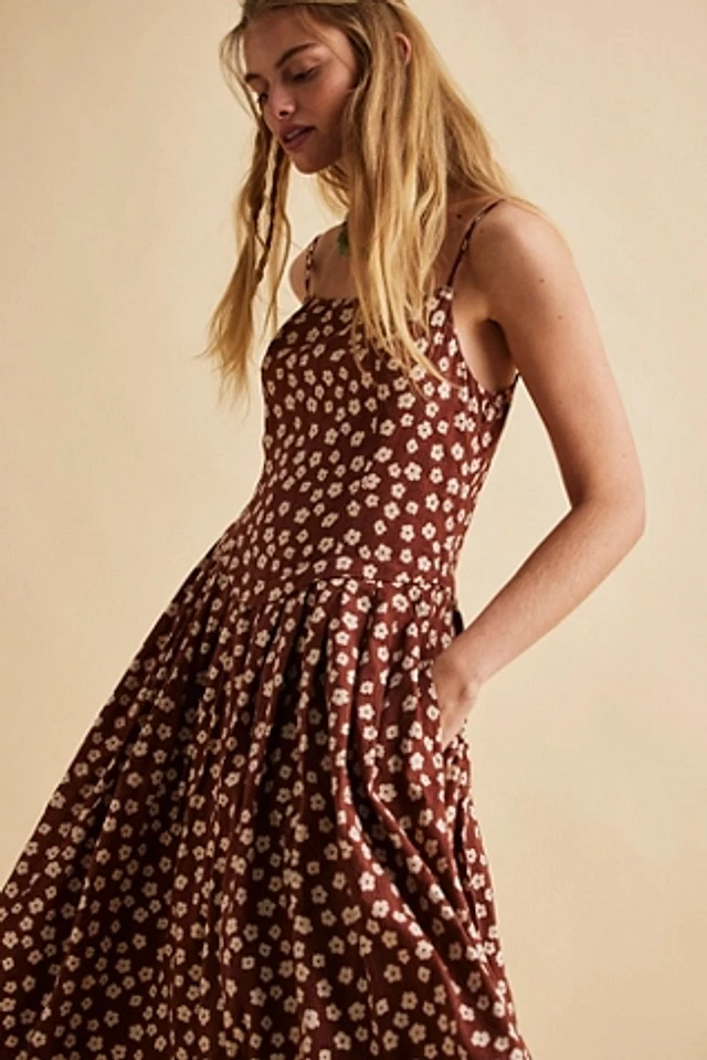 Free People ★ Honeysuckle Printed Midi Dress Honeysuckle Printed Midi Dress | Free People