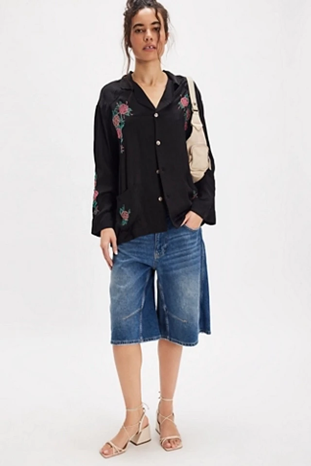 Free People ★ The Tales Crochet Flower Tee The Tales Crochet Flower Tee | Free People