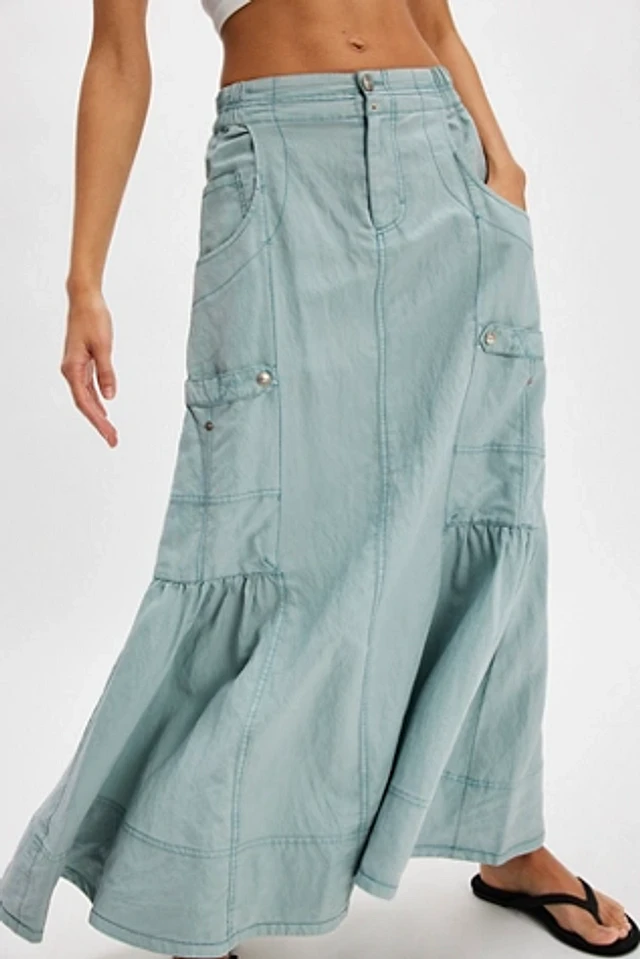 Free People Rough Riding Maxi Skirt | Pacific City