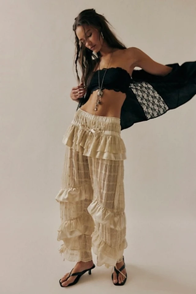 Skin Rae Ruffle Pants | Pacific City