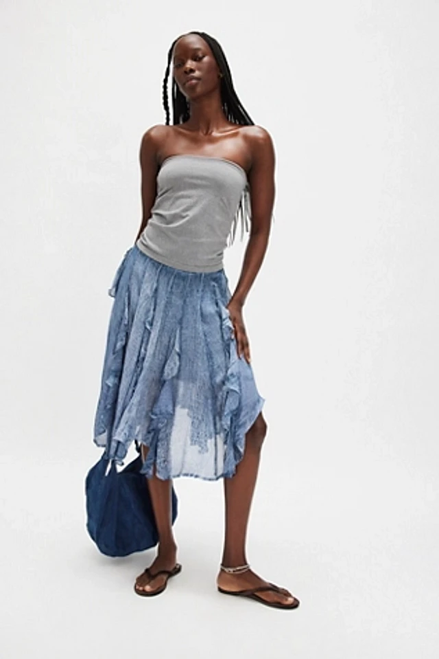 Free People Susanna Knee-Length Midi Skirt at MarketFair Shoppes