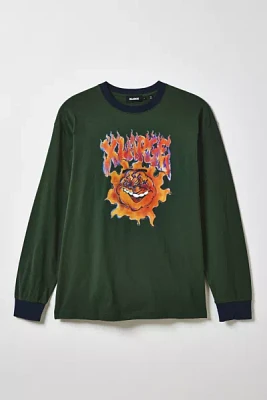 Kimchi Blue Katie Mesh Floral Graphic Long Sleeve Tee