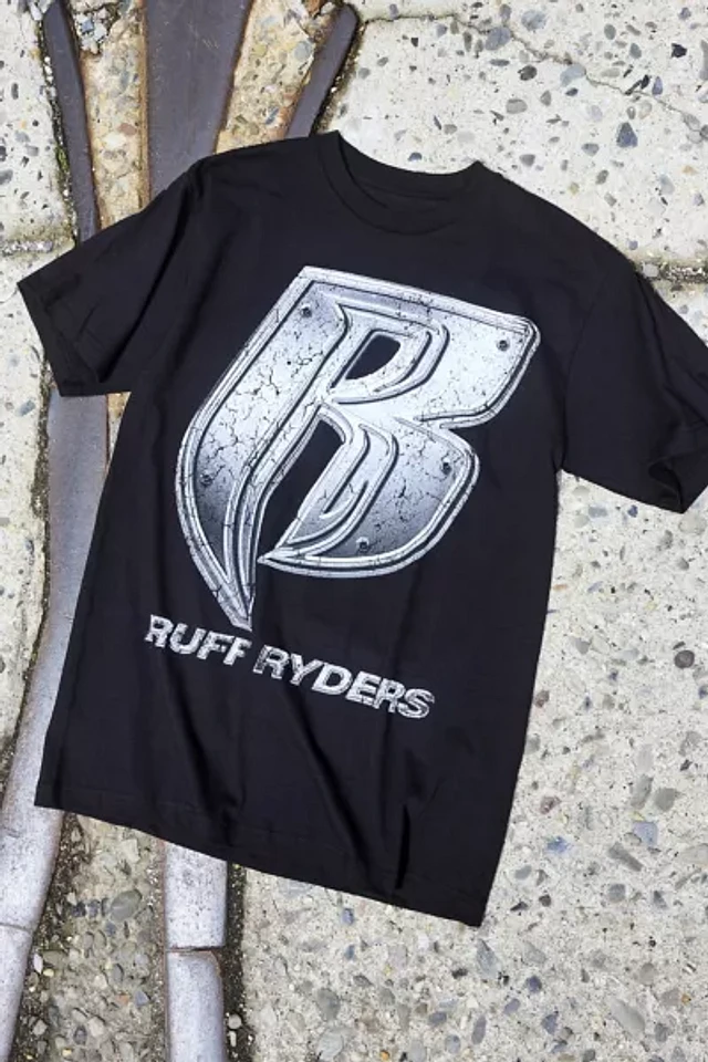 Ruff Ryders ゲームシャツ Unisex Black 50th Anniversary of Hip-Hop Ruff Ryders