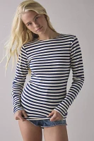 トップス Vintage Long Sleeve Tee Merz b. Schwanen - 1950sLS Organic Cotton Loopwheel Long