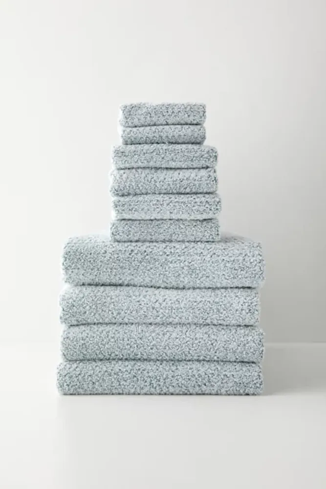 Urban Outfitters Everplush 10 Piece Diamond Jacquard Bath Towel