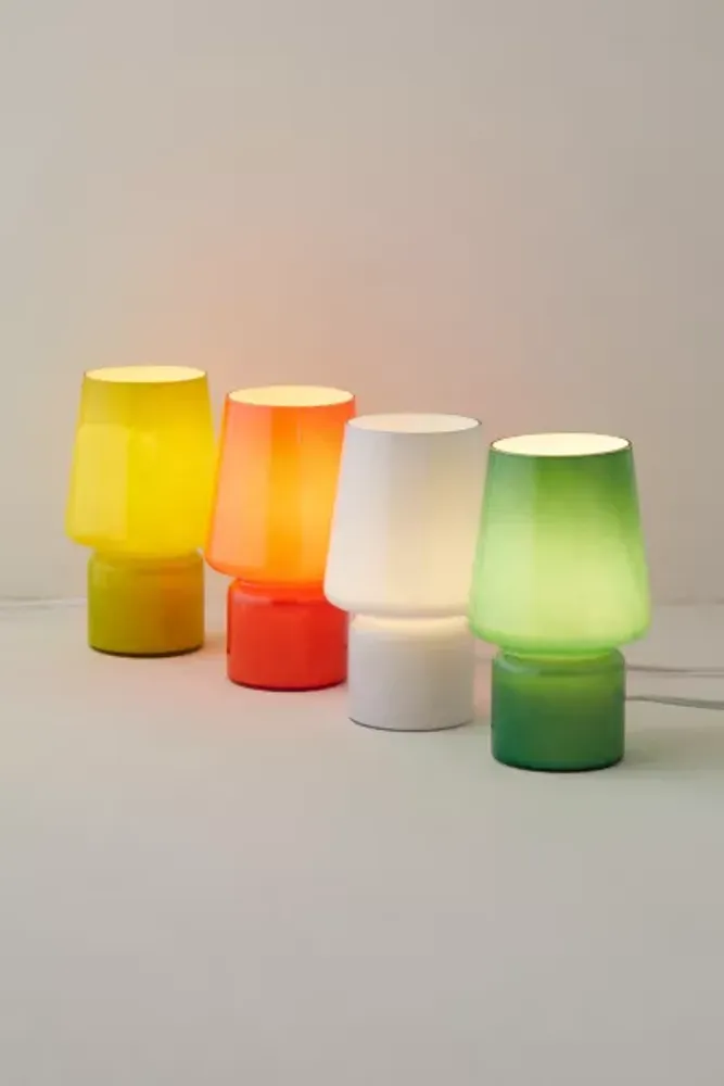 Urban Outfitters Little Glass Table Lamp 