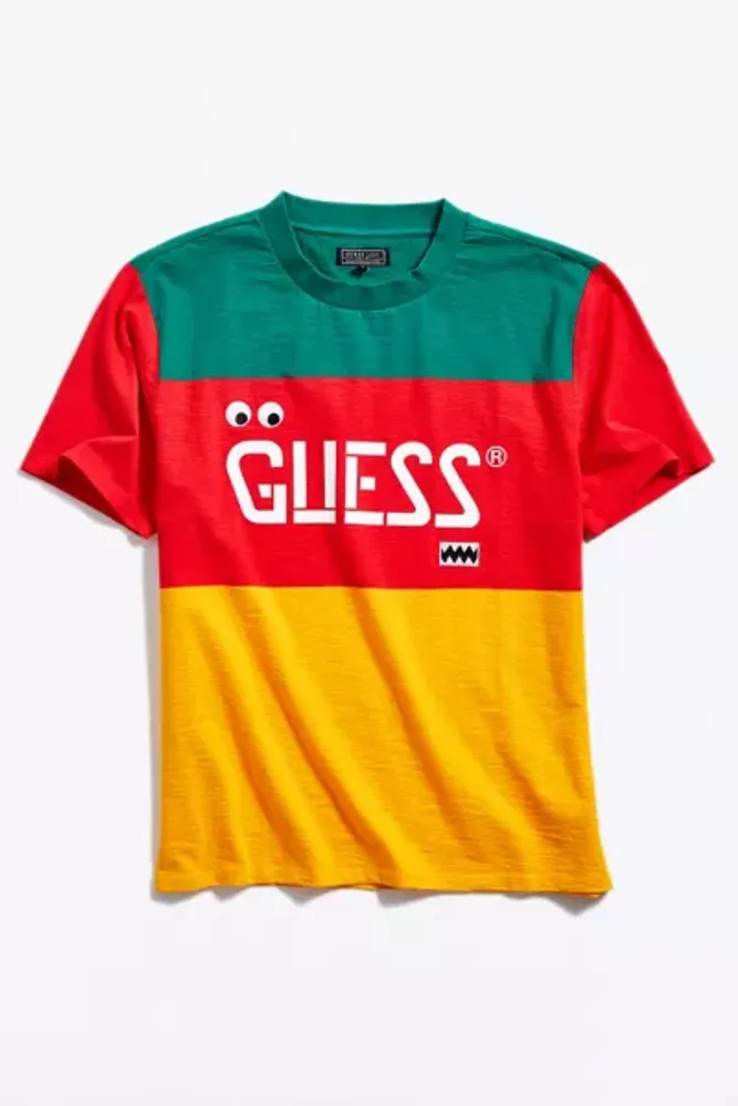 Urban Outfitters GUESS X J Balvin Vibras Album Stripe Tee Mall