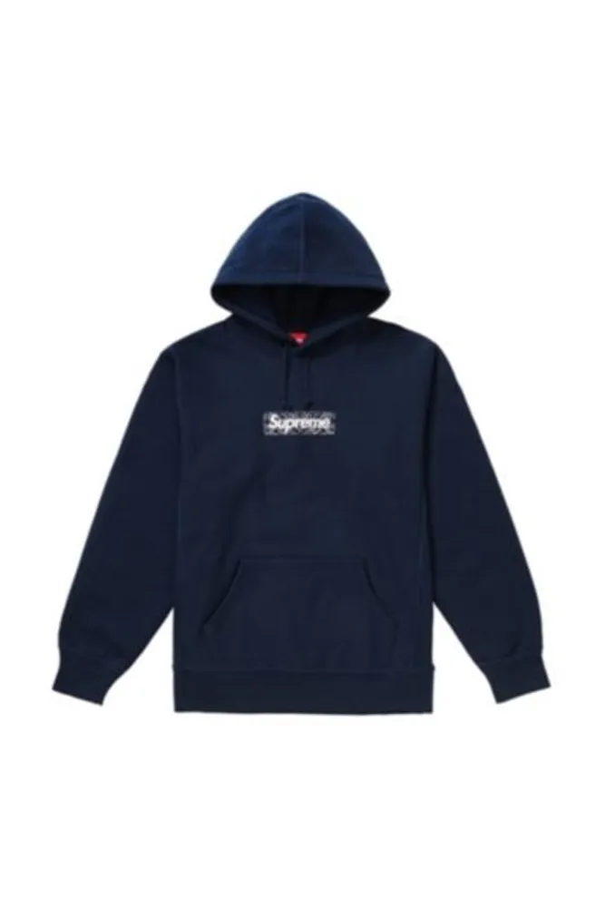 Urban Outfitters Supreme Bandana Box Logo Hooded Sweatshirt