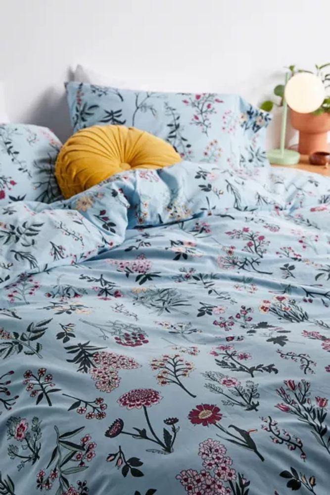 New Urban Outfitters Floral Duvet Cover high quality sz Queen