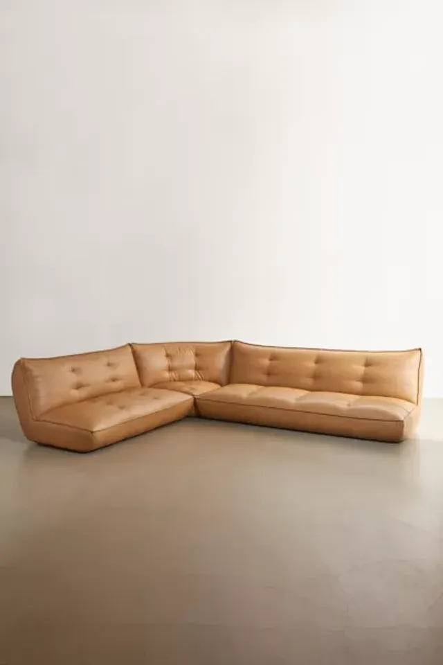 Greta recycled leather clearance xl sleeper sofa