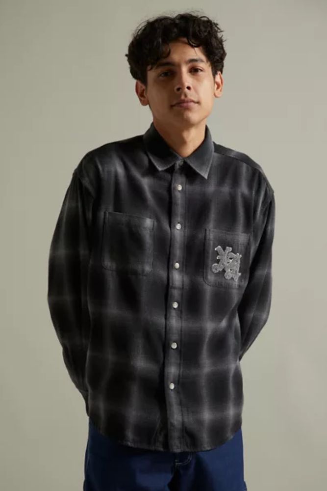 買う なら XLARGE PATCHED FLANNEL SHIRT ネルシャツ シャツ