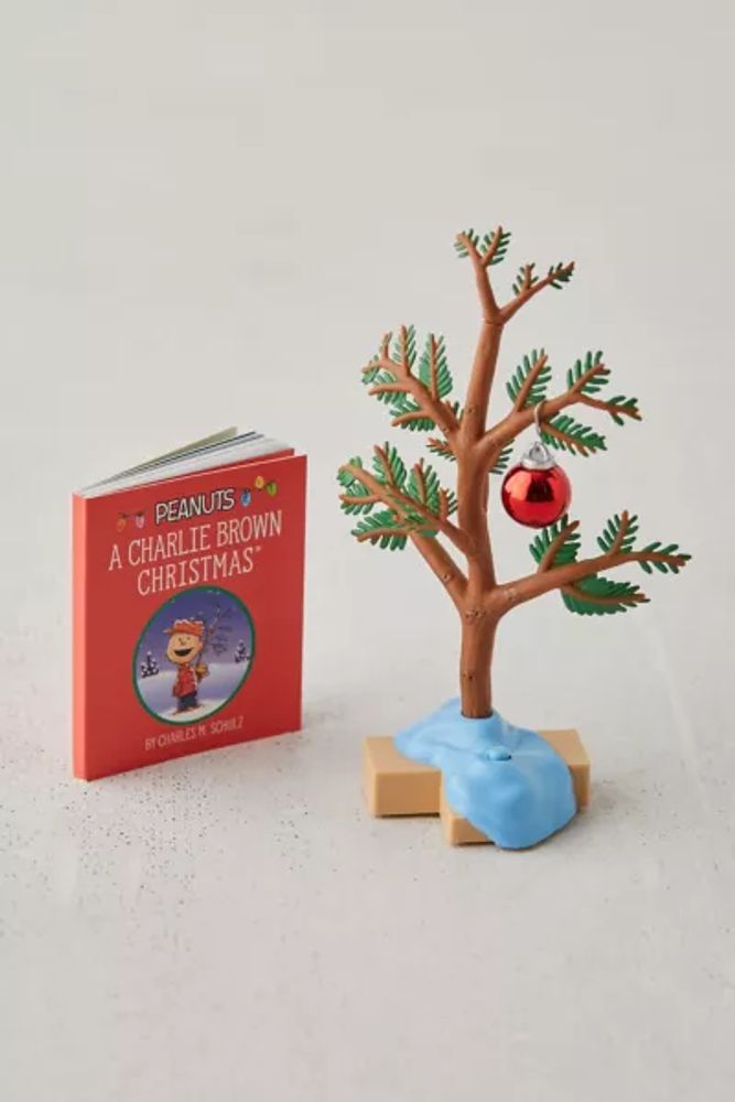 Urban Outfitters A Charlie Brown Christmas Book And Tree Kit By