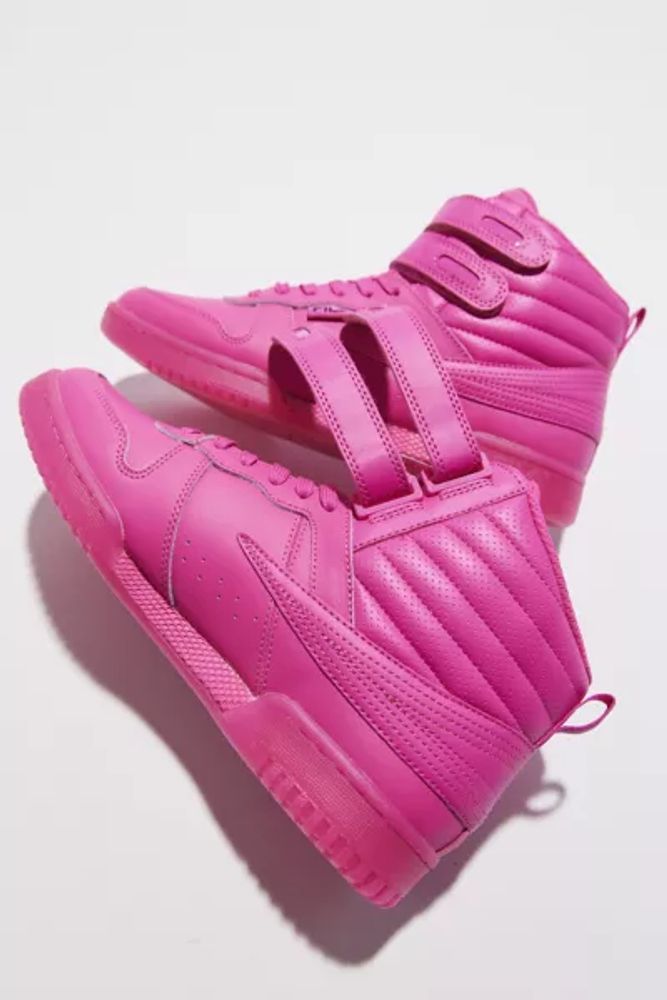 Fila pink sale high tops