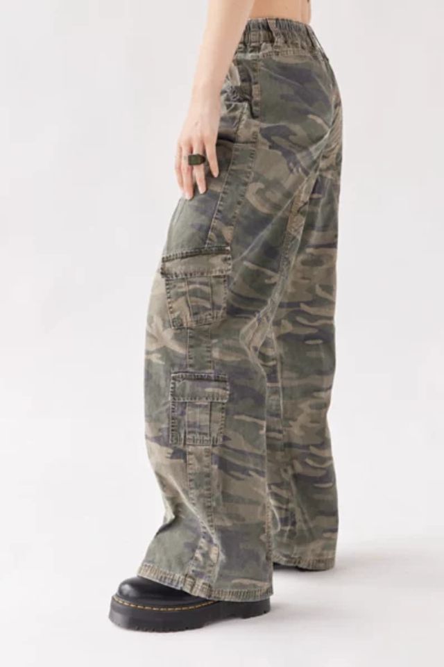 スイーツ柄 ブルー camouflage boots cut cargo pants 00s y2k | www