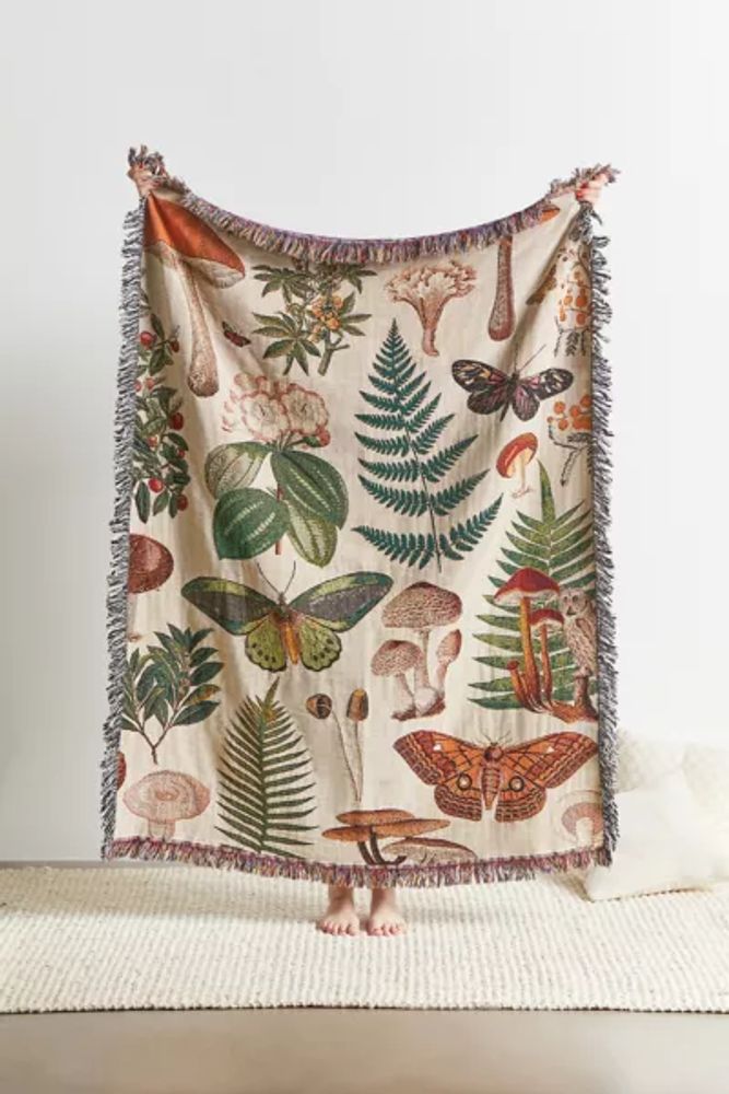 Urban Outfitters Valley Cruise Press Fantastic Forest Throw