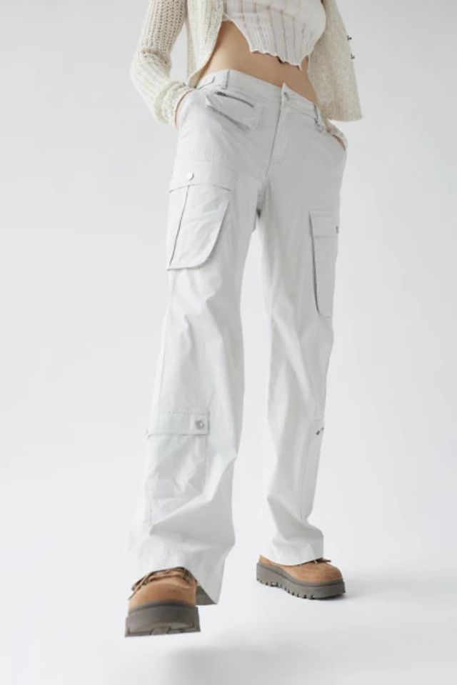 VIAVANDA HIGH WAIST CARGO PANTS ブランド品専門の sandorobotics.com