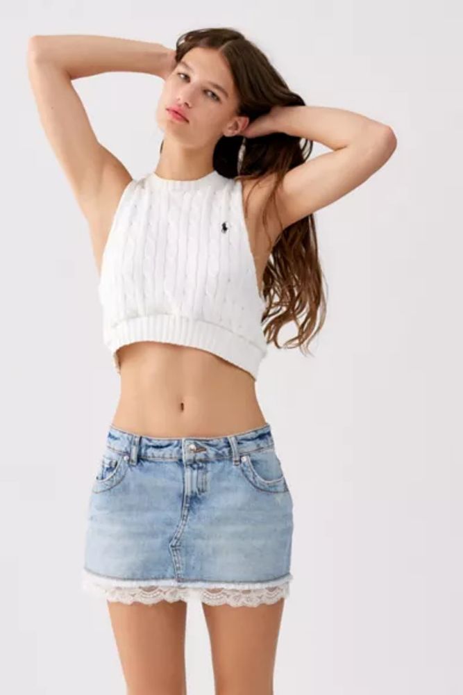 Urban Outfitters UO Brynne Low-Rise Denim Mini Skirt | Mall Of America®