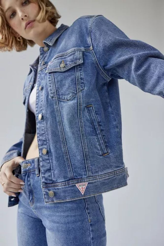 Urban Outfitters GUESS ORIGINALS Kit Oversized Denim Jacket | Mall