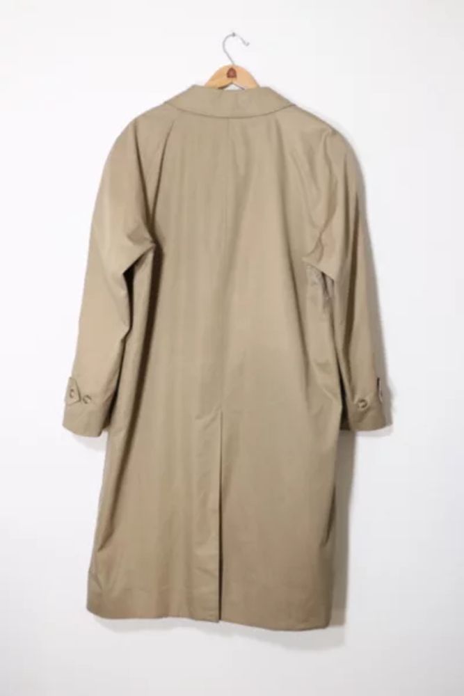 Urban Outfitters Vintage Burberry London Wool Lined Mac Trench