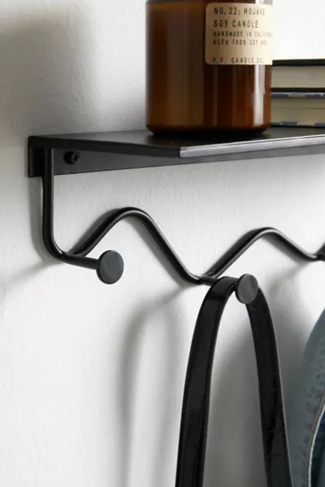 Multi hook wall shelf new arrivals