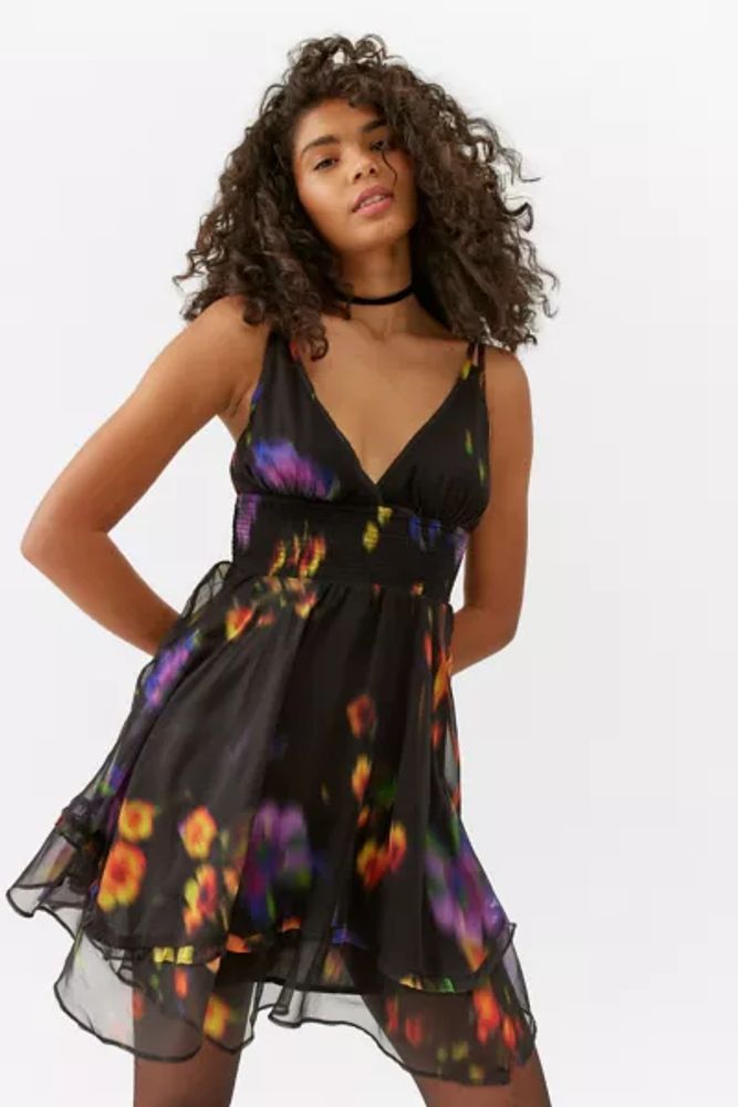 Urban Outfitters UO Sweet Escape Asymmetrical Mini Dress | Mall of