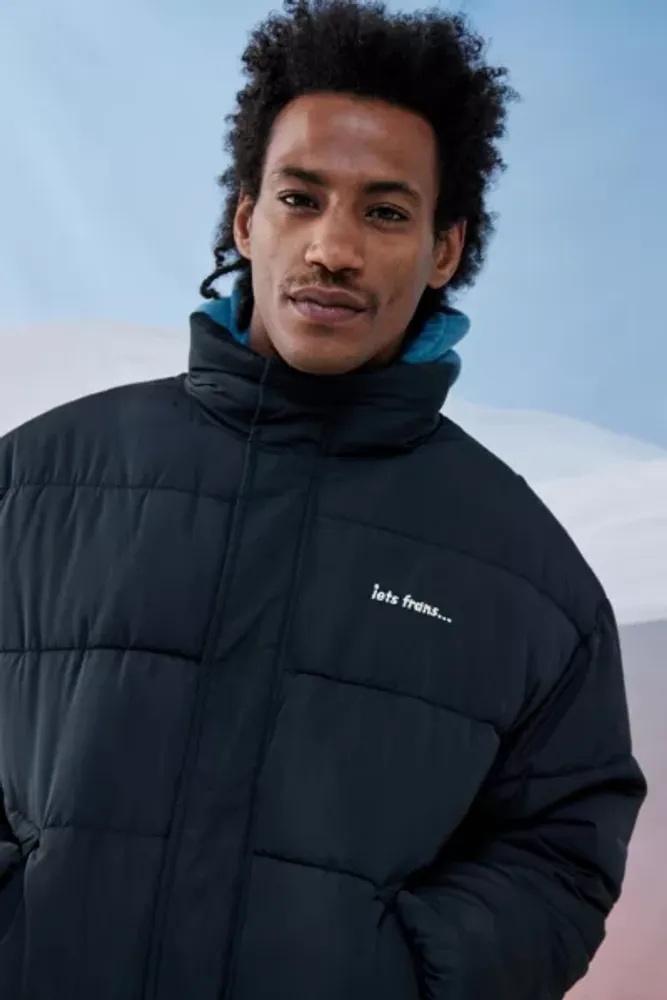 Iets frans black puffer 2025 jacket