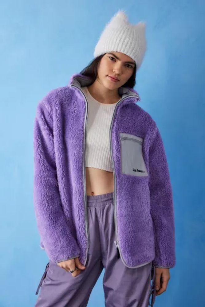 Teddy fleece cardigan sale