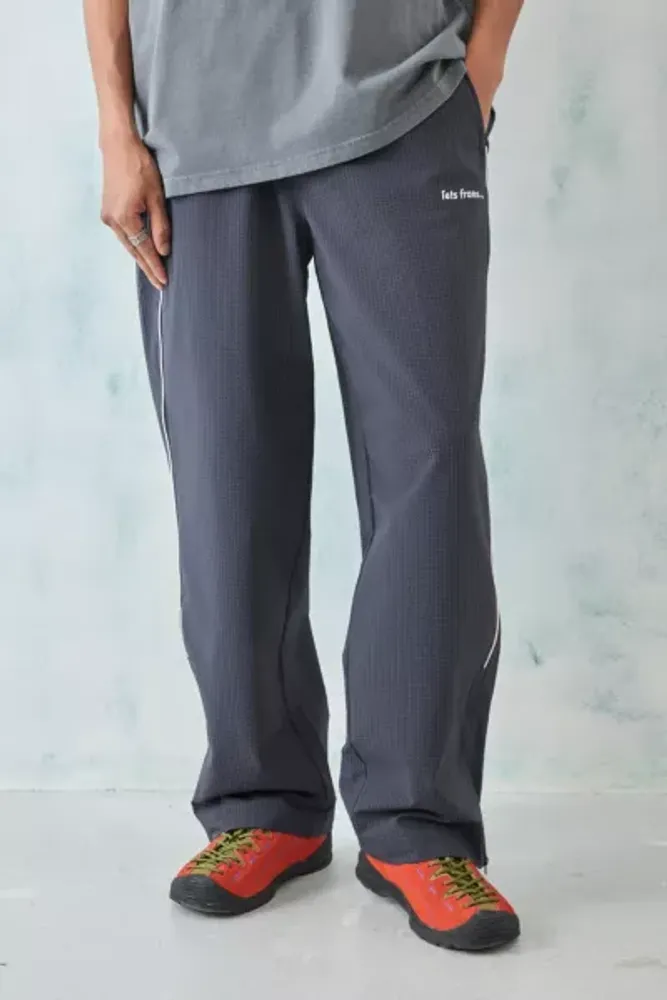 Urban Outfitters Iets frans Grey Seersucker Track Pant Mall