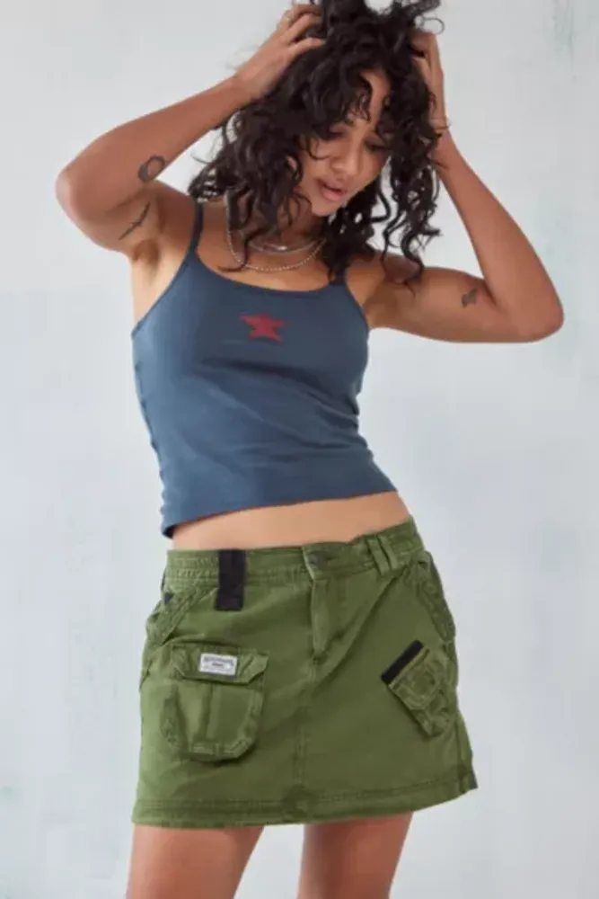 BDG Khaki Y2K Cargo Skirt | Pacific City