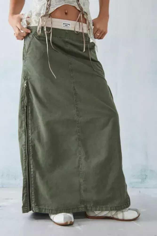 Layered maxi 2024 skirt shorts