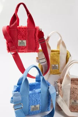 bdg serena sherpa mini tote bag