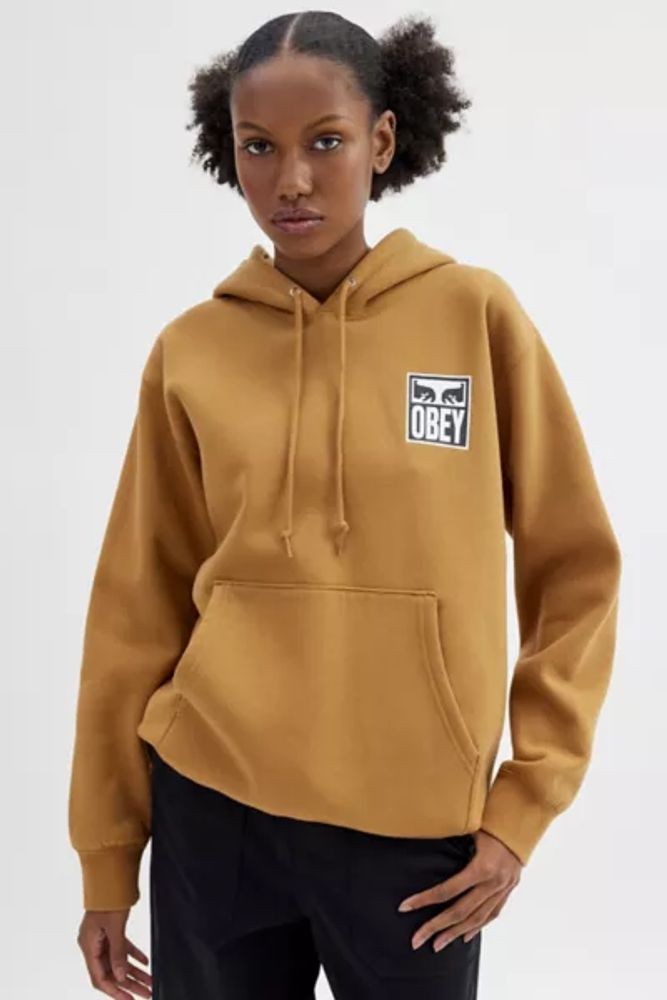 Yellow obey hot sale hoodie