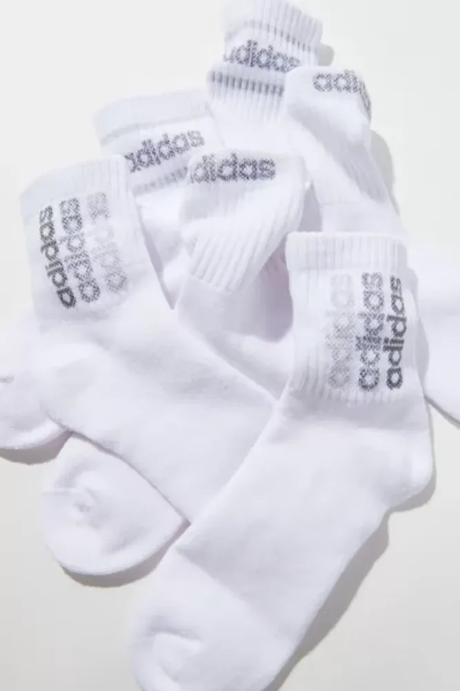 Urban Outfitters Adidas Sport Linear High Quarter Sock 4Pack Mall of