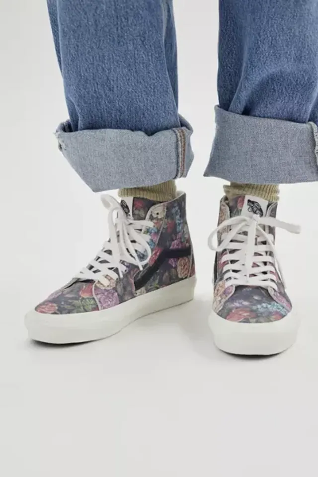 vans sk8 hi moody floral