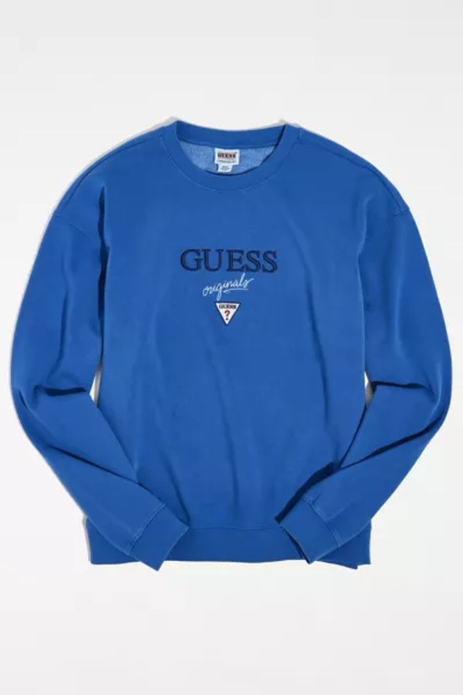 Urban Outfitters GUESS ORIGINALS Baker Logo Crew Neck Sweatshirt