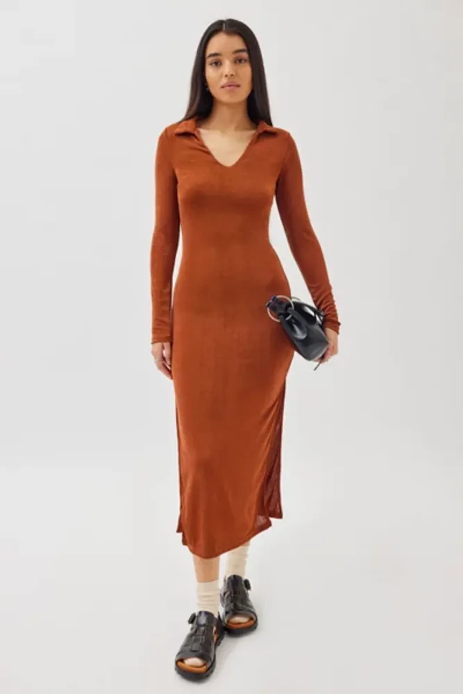 Urban Outfitters Daisy Street Velvet Collared Midi Dress Mall of America®