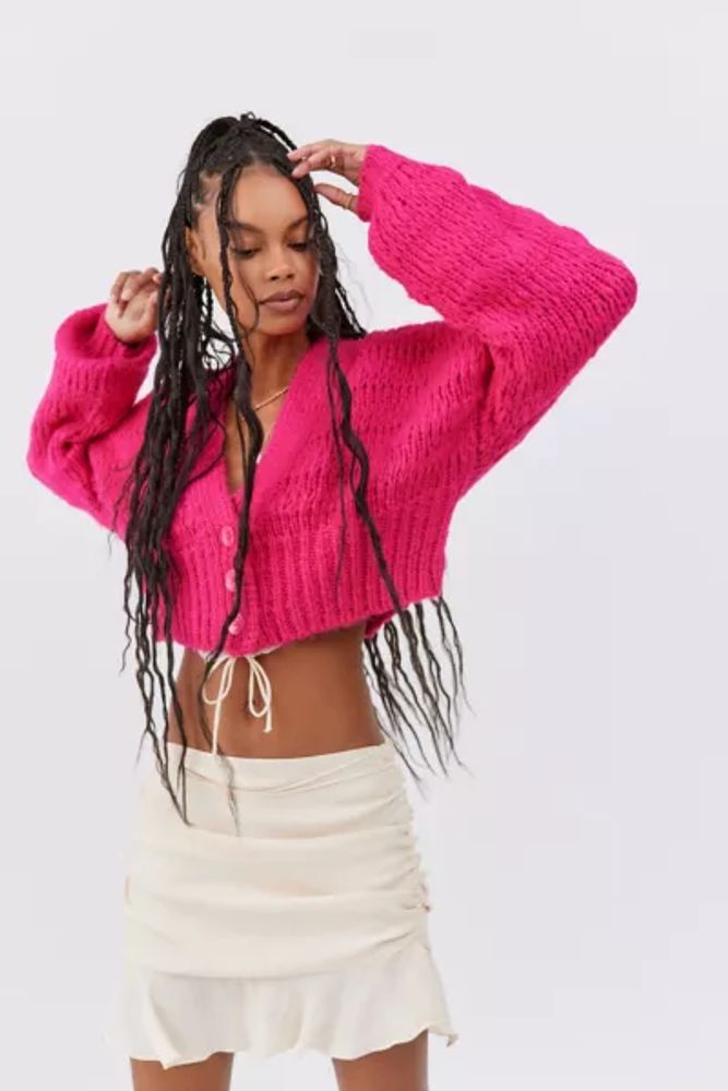 Cropped cardigan sale urban outfitters