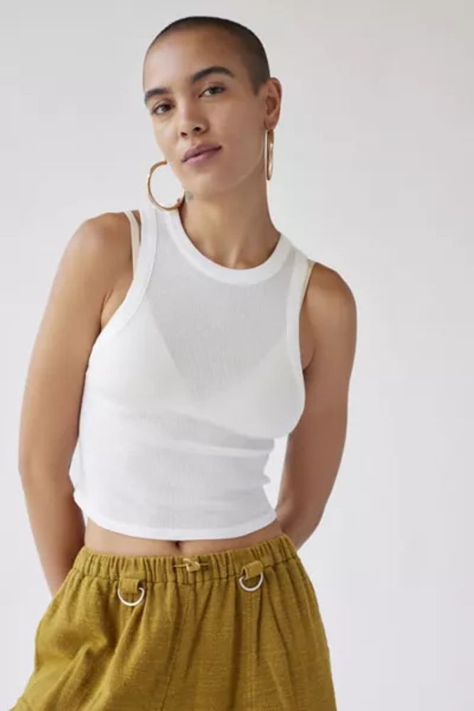 Top Slinky Staring At Stars Pour Urban Outfitters - Taille XS, Couleur Sable - Neuf