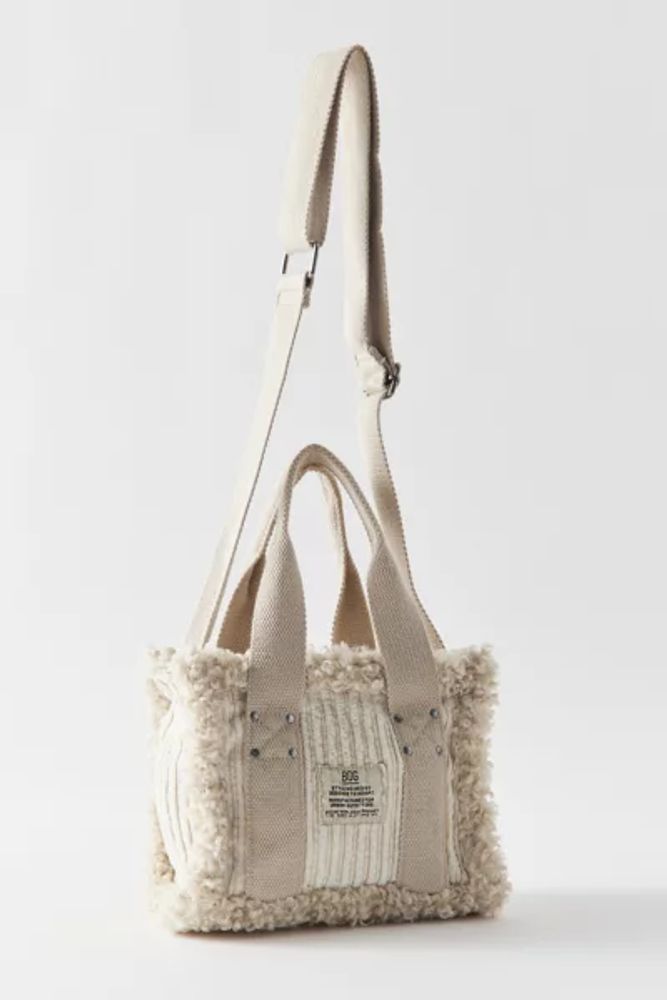 bdg serena sherpa mini tote bag