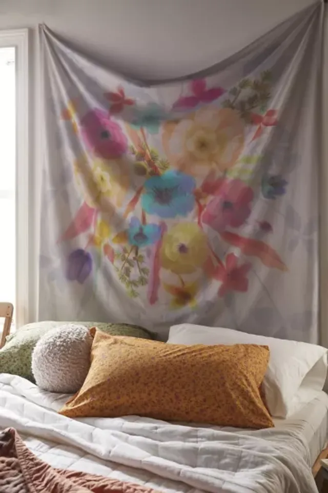 Urban outfitters yellow online tapestry