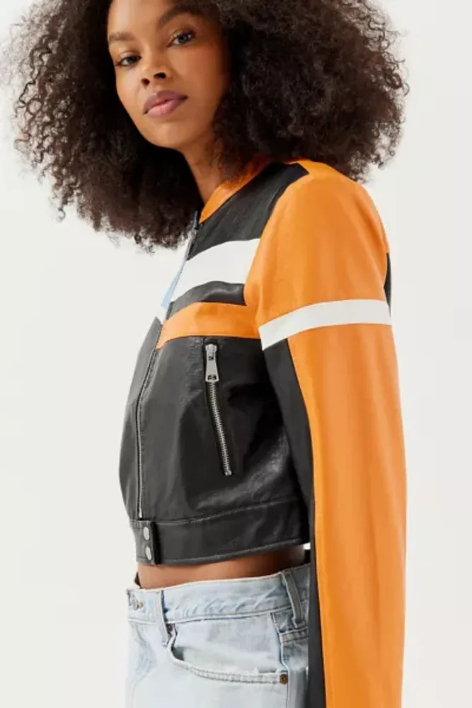 Urban Outfitters UO Snoh Faux Leather Moto Jacket | Square One