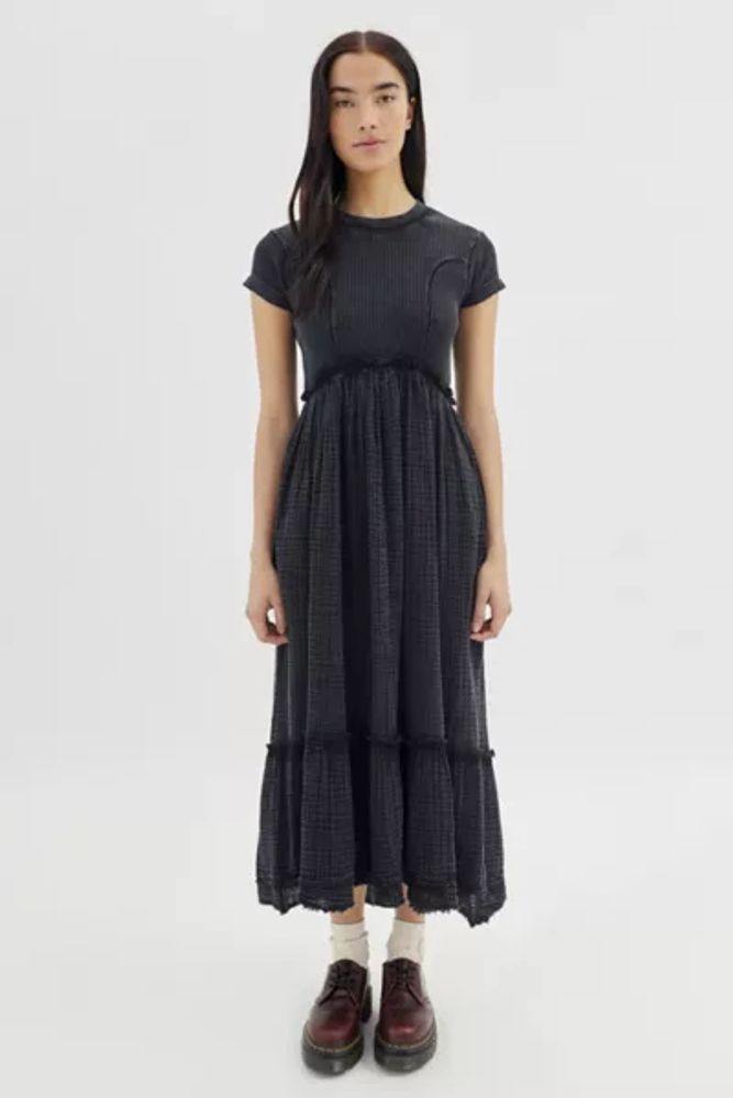 Urban Outfitters UO Roxie Short Sleeve Midi Dress | Mall of America®