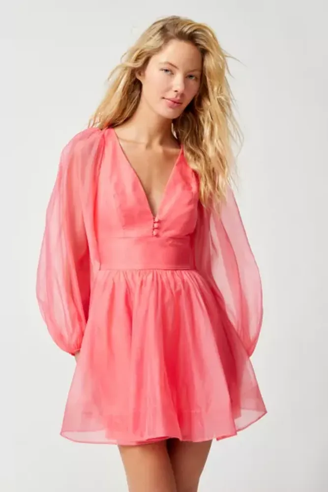 Urban Outfitters Bardot Eva Organza Mini Dress | Pacific City